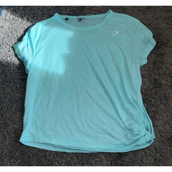Gymshark teal short sleeve top - Picture 1 of 3